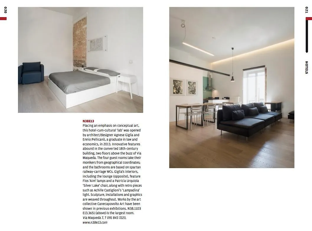 N38E13 Bb Art Design Bed & Breakfast Palermo 3*,  İtalya